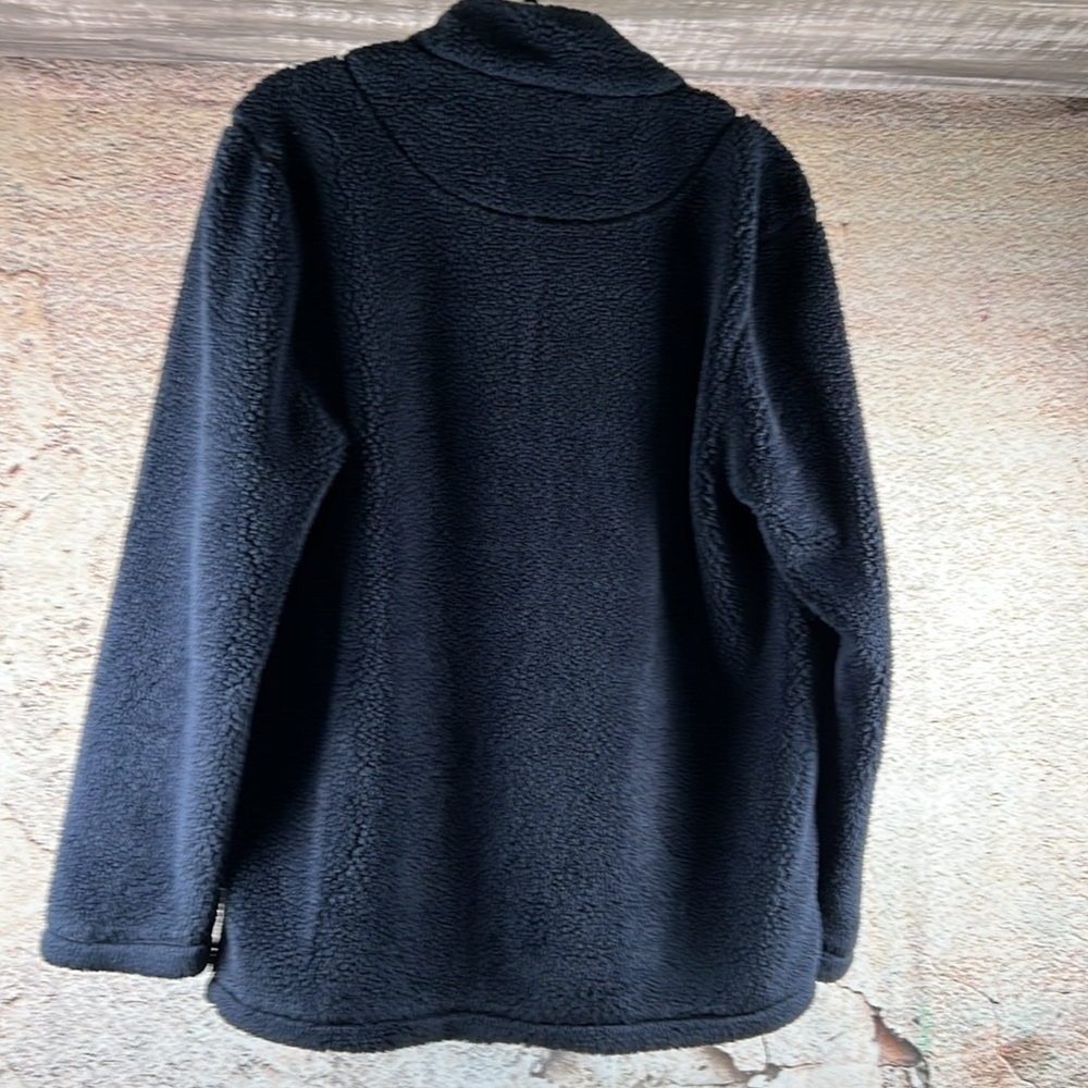 TRUE GRIT PEBBLE PILE 1/2 ZIP PULLOVER- VINTAGE BLUE small MN87 - Picture 4 of 4